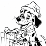 101 Dalmatians Christmas Edition Coloring Pages 2