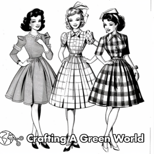 1950's Coloring Pages - Free &amp; Printable!