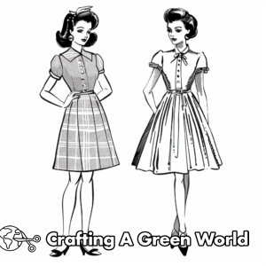 1950's Coloring Pages - Free &amp; Printable!