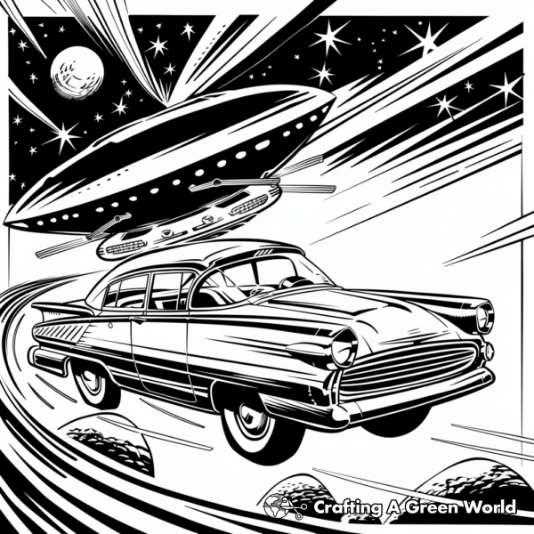 1950's Coloring Pages - Free &amp; Printable!