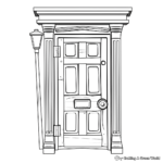3D Roblox Door Coloring Pages 3
