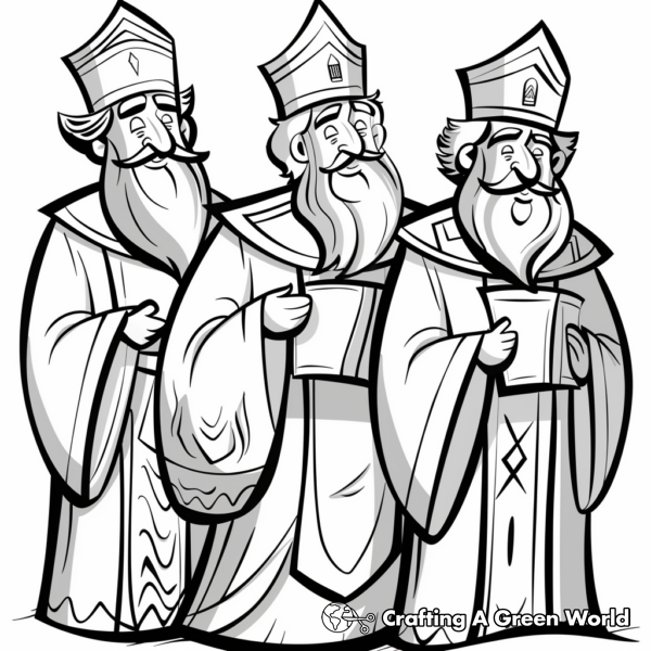 Wise Men Coloring Pages - Free &amp; Printable!