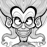 Abstract Vampire Coloring Pages for Artists 3