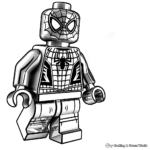 Action-packed Lego Spiderman Coloring Pages 3