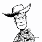Adorable Woody Cowboy Coloring Pages 3