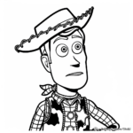 Adorable Woody Cowboy Coloring Pages 4