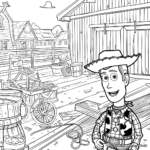 Al's Toy Barn Toy Story 2 Coloring Pages 2