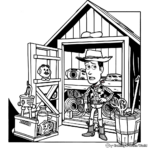 Al's Toy Barn Toy Story 2 Coloring Pages 3