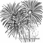 Amazing Carnival Fireworks Coloring Pages 2