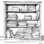 Amazing Spiral Bookshelf Coloring Pages 1