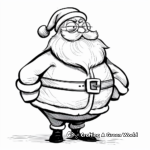 Among Us Impostor In Santa Suit Coloring Pages 1