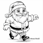 Among Us Impostor In Santa Suit Coloring Pages 2