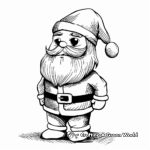 Among Us Impostor In Santa Suit Coloring Pages 3