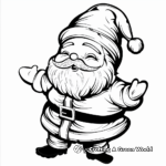 Among Us Impostor In Santa Suit Coloring Pages 4