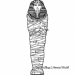 Ancient Egyptian Mummy Coloring Pages 3