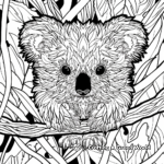 Animal Themed Sticker Coloring Pages 1