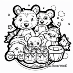 Animal Themed Sticker Coloring Pages 2