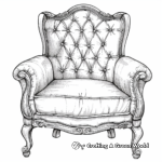 Antique Furniture Coloring Pages 4