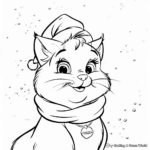 Aristocats Christmas Adventure Coloring Pages 3