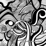 Artistic Doodle Art Detailed coloring pages 4