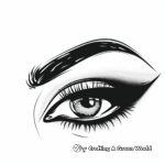 Artistic Eyeshadow Palette Coloring Pages 4