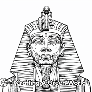 King Tut Coloring Pages - Free &amp; Printable!