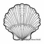 Assorted Seashell Coloring Pages for Children 3