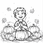 Autumn Blessings Christian Coloring Pages 4