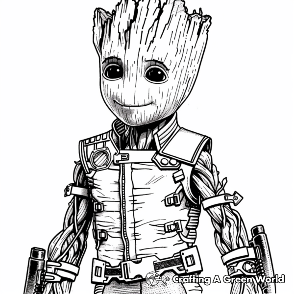 Groot Coloring Pages - Free & Printable!