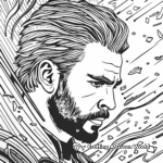 Avengers Endgame Key Moment Coloring Pages 4