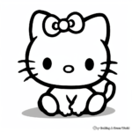 Baby Hello Kitty and Friends Coloring Pages 1