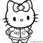 Baby Hello Kitty and Friends Coloring Pages 2
