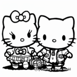 Baby Hello Kitty and Friends Coloring Pages 3