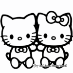 Baby Hello Kitty and Friends Coloring Pages 4