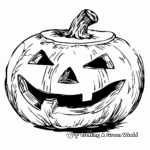 Baby's First Halloween: Blank Pumpkin Coloring Pages 4