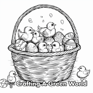 Easter Chick Coloring Pages - Free & Printable!