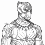 Black Panther Wakanda Themed Coloring Pages 3