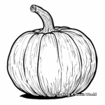 Blank Mini Pumpkin Coloring Pages 2