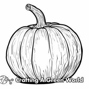 Blank Pumpkin Coloring Pages - Free &amp; Printable!