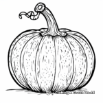 Blank Mini Pumpkin Coloring Pages 4