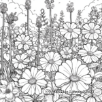 Blooming Cottage Garden Coloring Pages for Botany Lovers 3