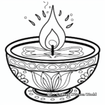 Bright and Cheerful Diwali Coloring Pages 3