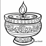 Bright and Cheerful Diwali Coloring Pages 4