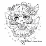 Brightly Colored Chibi Fairy Tale Coloring Pages 3