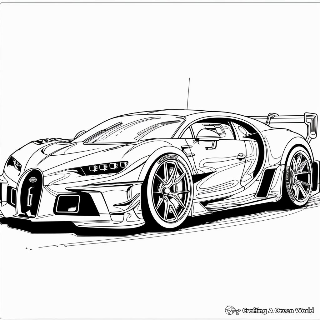 Free Printable Bugatti Coloring Pages