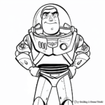 Buzz Lightyear and Toy Story Friends Coloring Pages 2