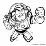 Buzz Lightyear and Toy Story Friends Coloring Pages 3