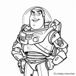 Buzz Lightyear and Toy Story Friends Coloring Pages 4