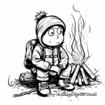 Campfire Safety Coloring Pages 3