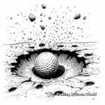 Catch the Ball: Hole-in-One Golf Coloring Pages 2